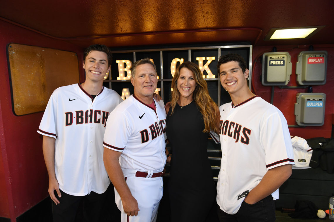 PHOENIX, ARIZONA - JULY 24:  Family Day Photos. (Photo by Jill Weisleder/Arizona Diamondbacks)